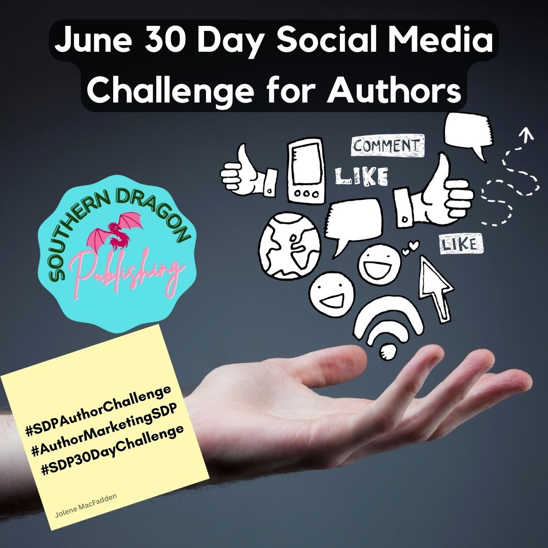 June 30 Day Social Media Challenge for Authors